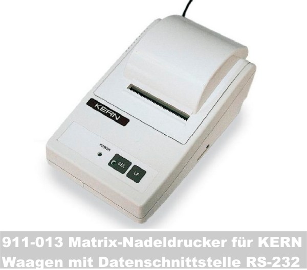 911-013 Matrix-Nadeldrucker für KERN-Waagen mit Datenschnittstelle RS-232